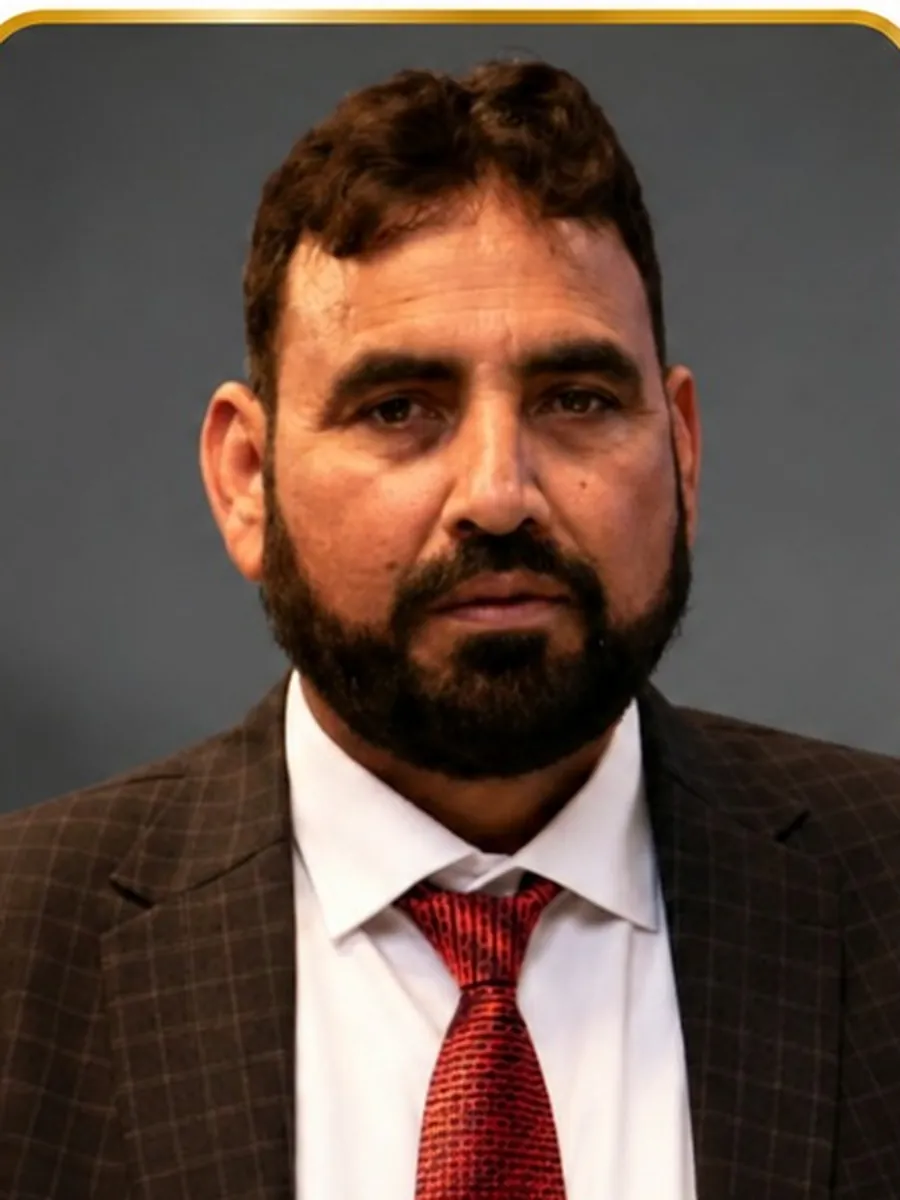 Portrait of Prof. Dr. Nazeer Ahmed Anjum, President, Arain Welfare Community B-17 Islamabad of the Arain Welfare Community B-17 Islamabad