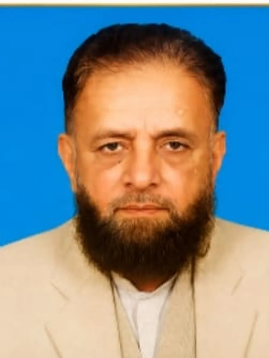 Portrait of Ch. Muhammad Aslam Arain, Executive Member of the Arain Welfare Community B-17 Islamabad