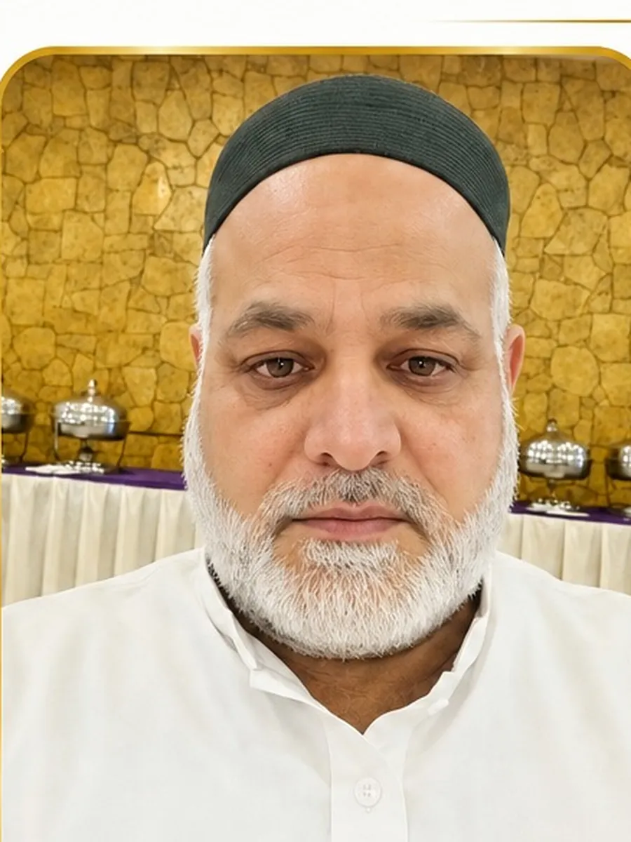 Portrait of Ch. Muhammad Azhar Ramzan Arain, Patron-in-Chief of the Arain Welfare Community B-17 Islamabad